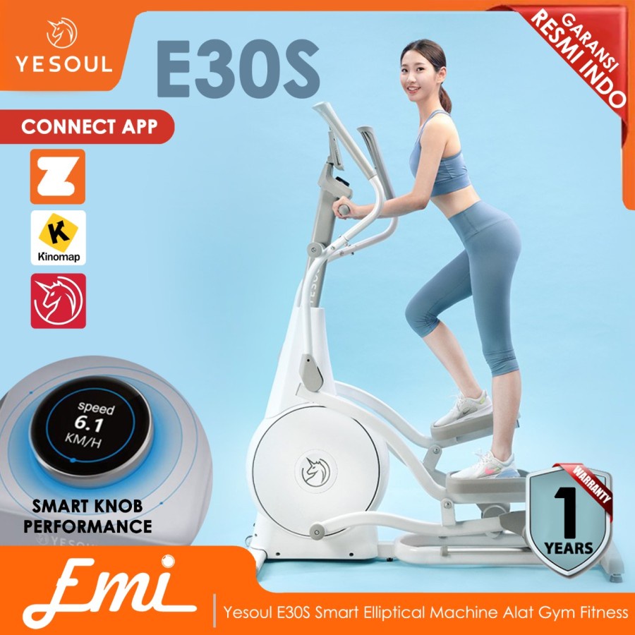 Yesoul E30S Smart Elliptical Machine Alat Gym Fitness