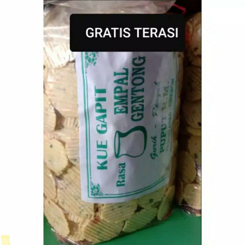 

Gapit rasa empal gentong 500gram Gratis terasi