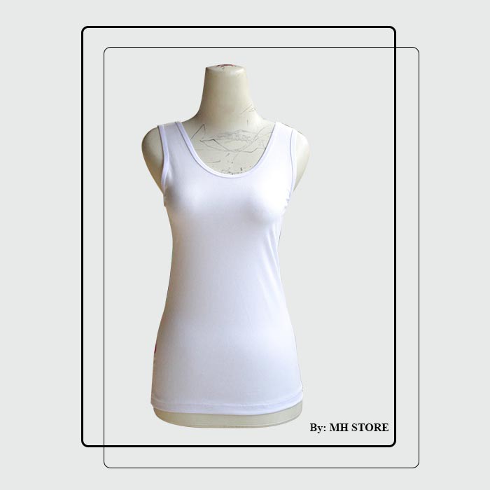 Tank Top Polos Spandek Adem dan Tebal