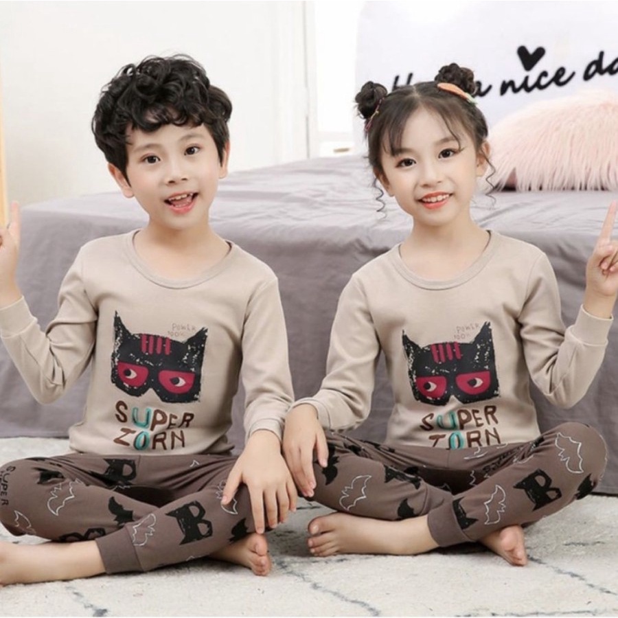 PAJAMAS ANAK KATUN IMPORT UMUR 1-10THN SET CELANA PANJANG NEW ARRIVAL