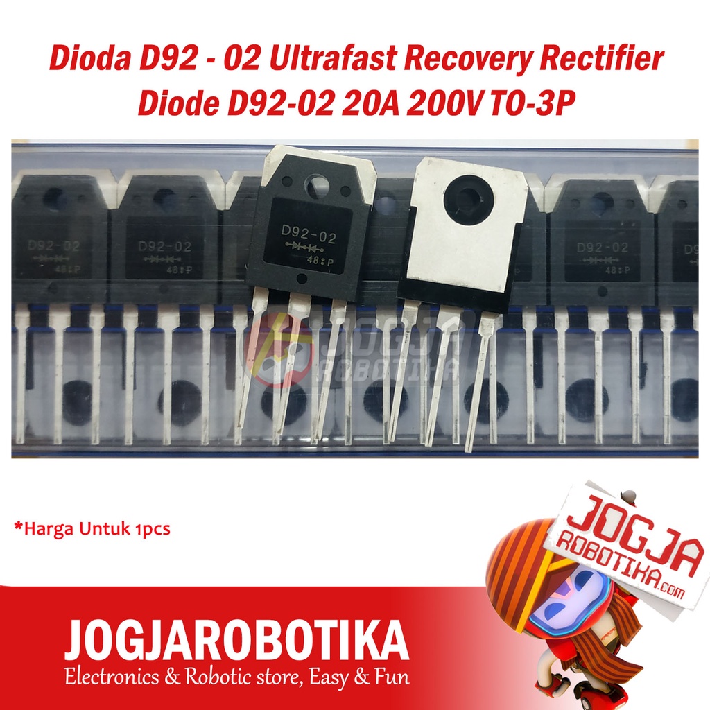 Dioda D92 - 02 Ultrafast Recovery Rectifier Diode D92-02 20A 200V TO3P