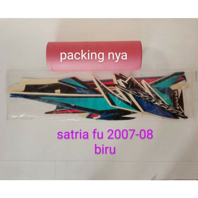 Striping satria fu 2007-2008 biru