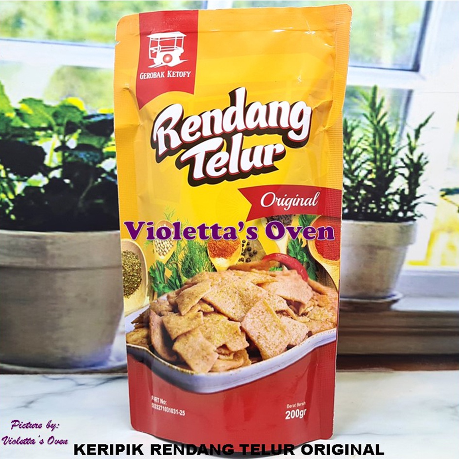 

Kripik Rendang Telor Original