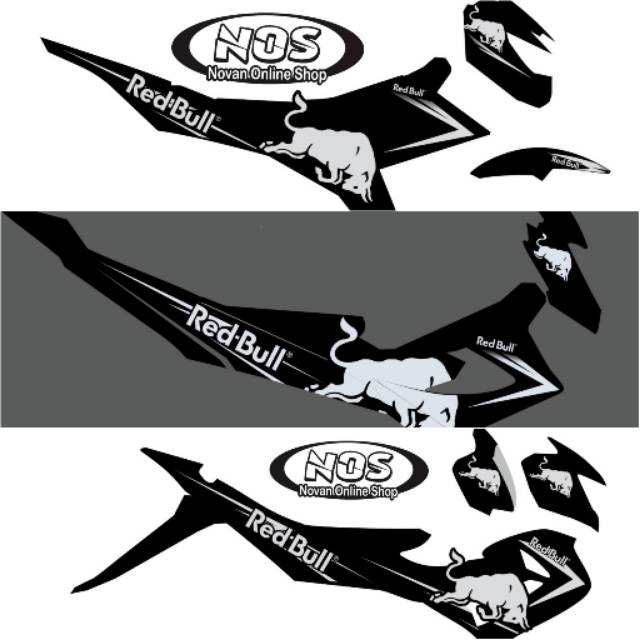 Striping Satria Fu Redbull / Stiker Satria F cbu scd facelift  Injeksi Termurah Terlaris Paling Best