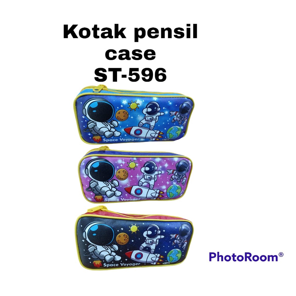 

ROYALE STATIONARY - KOTAK PENSIL / TEMPAT PENSIL / PENCIL CASE SHINTOENG MOTIF LUAR ANGKASA ST-596