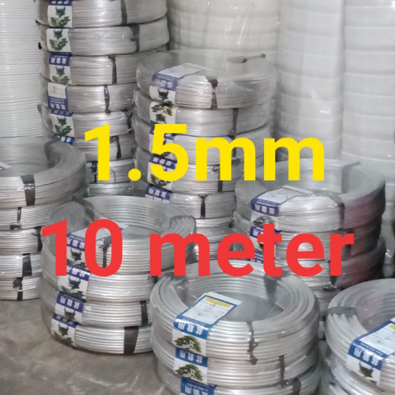 Kawat Bonsai Eceran Panjang 10 Meter Ukuran 1.5mm