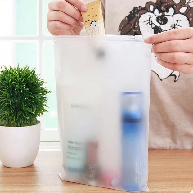 HE 480 Zipper Storage Bag Polos Plastik Zipper Plastik Waterproof