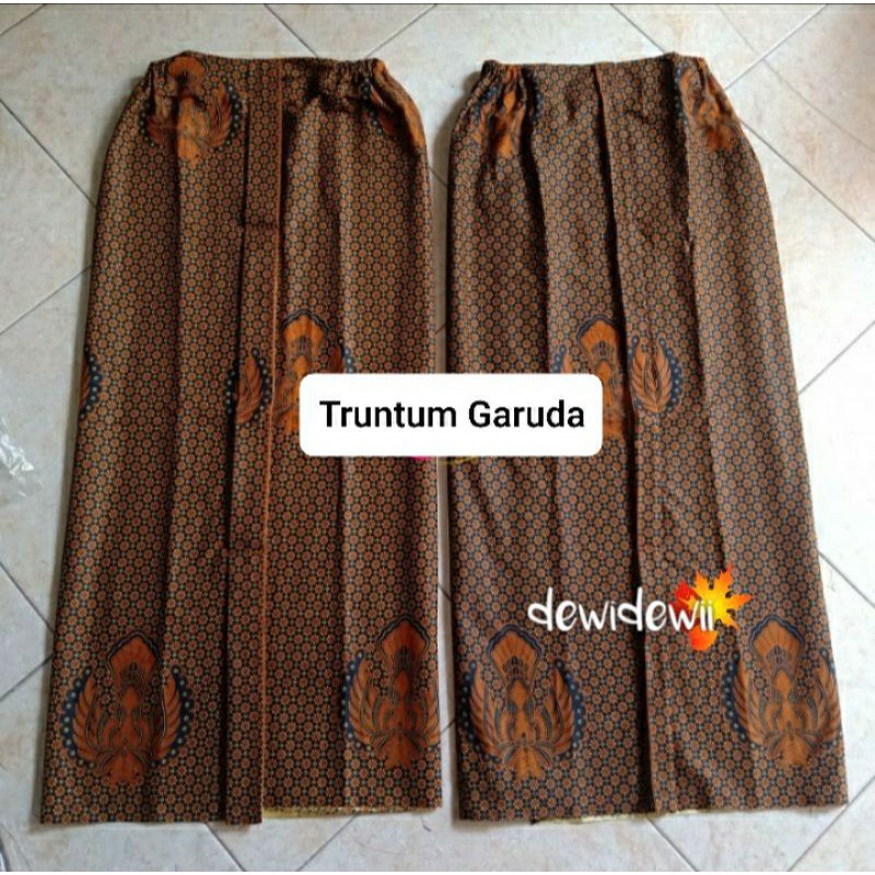 Set Blangkon + Jarik Instan Bapak Ibu, Motif Truntum Garuda