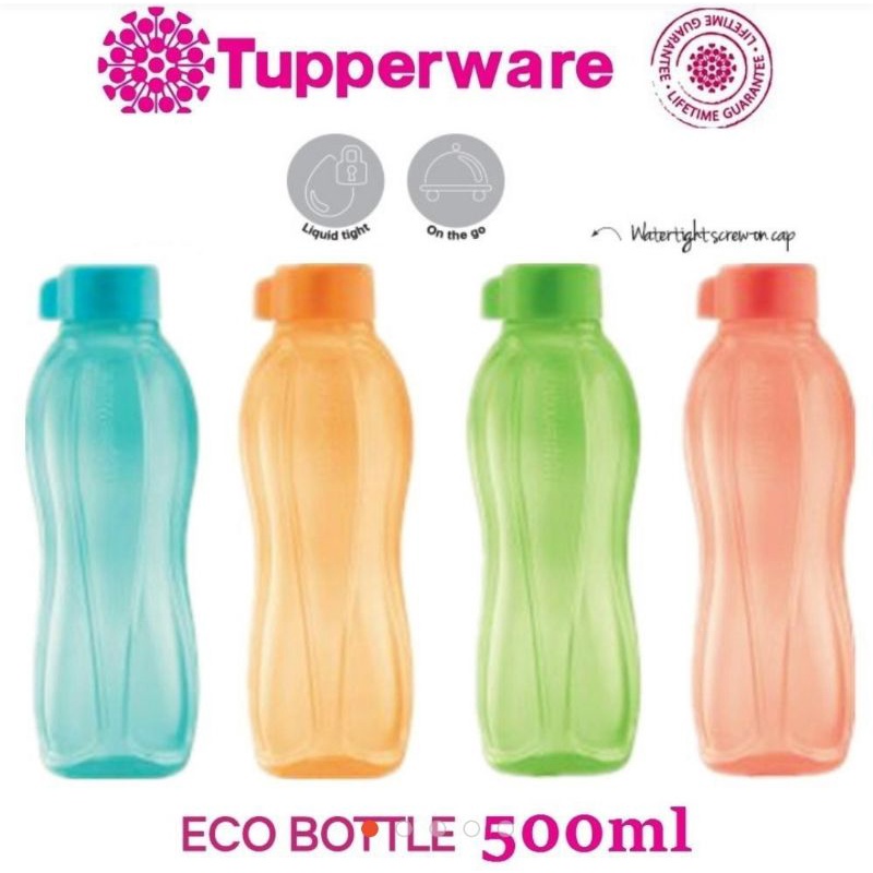tupperware eco bottle 500ml - tupperware philipin -botol air minum - botol kulkas