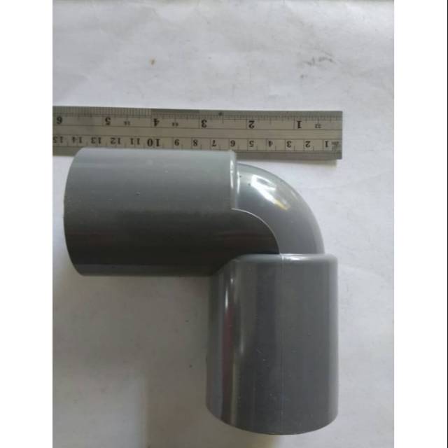 Keni Knee Elbow Belokan Pipa PVC AW Rucika 1,5 inch