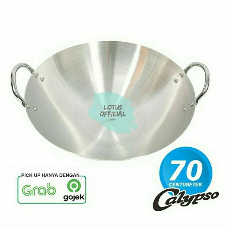 Calypso Wajan Kuali 70 cm Penggorengan Stainless Steel Ukuran 70cm
