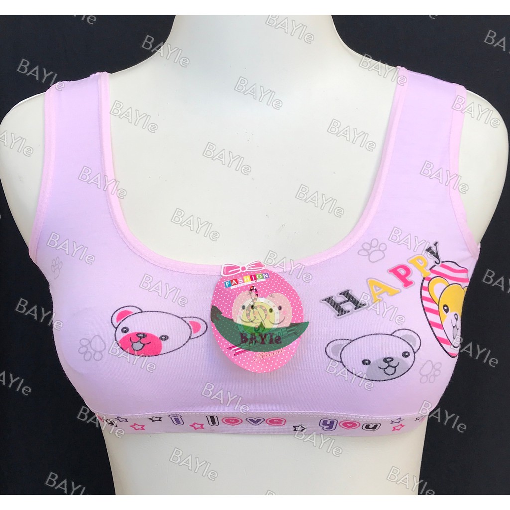 BAYIe - 6 PCS MINISET Anak SD SMP Remaja ABG Gadis Motif RANDOM DO RE MI / Pakaian Dalam Perempuan / Bra Mini Remaja