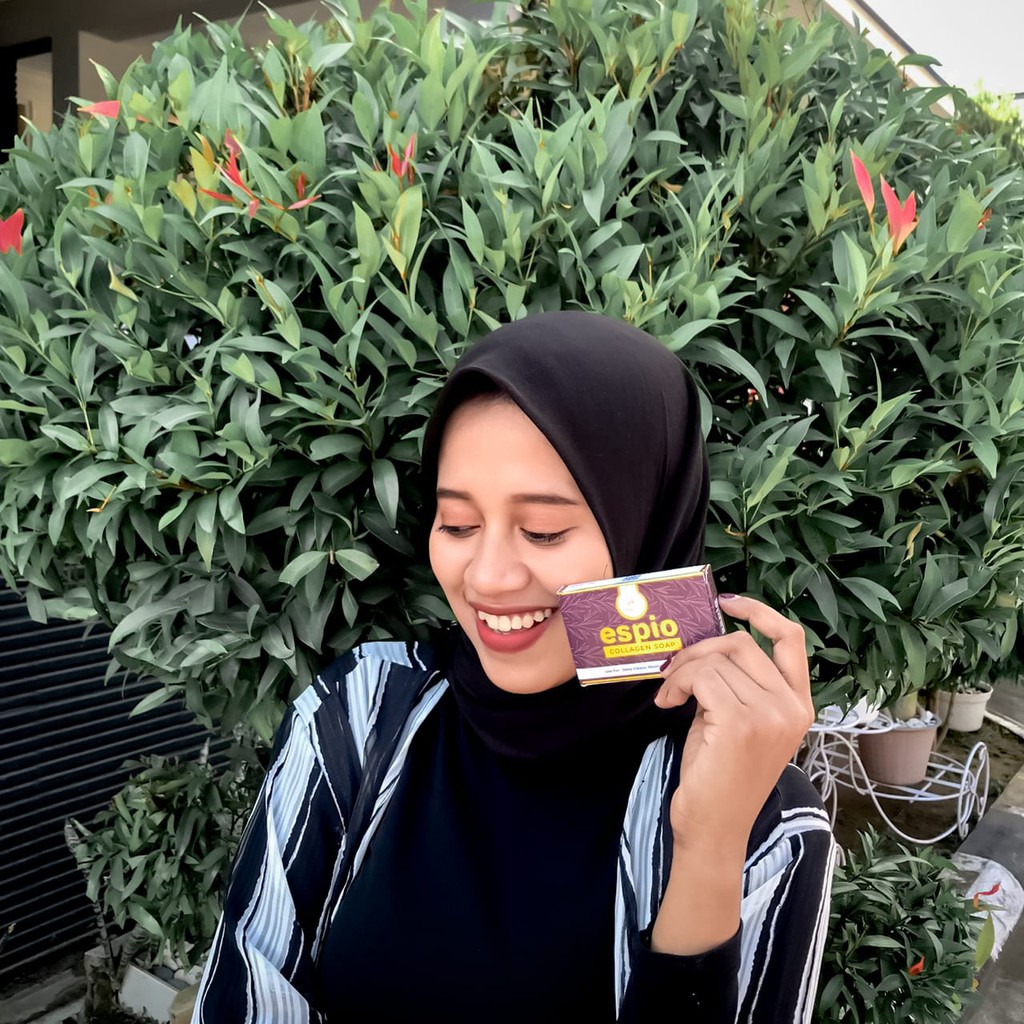 (paket lengkap)Sabun Espio Collagen Sabun Pemutih Wajah Dan Badan Original