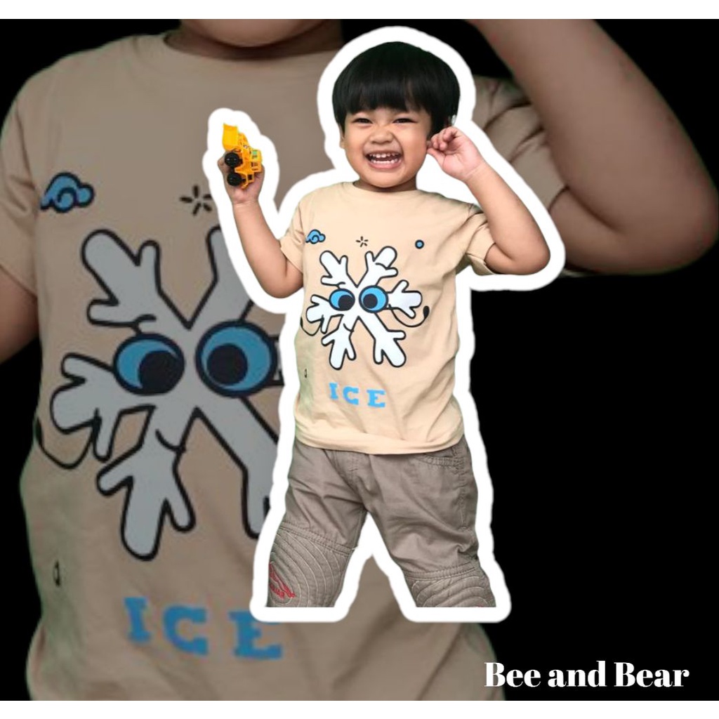 KAOS ANAK  HUGME BEE AND BEAR USIA 1-6 TAHUN