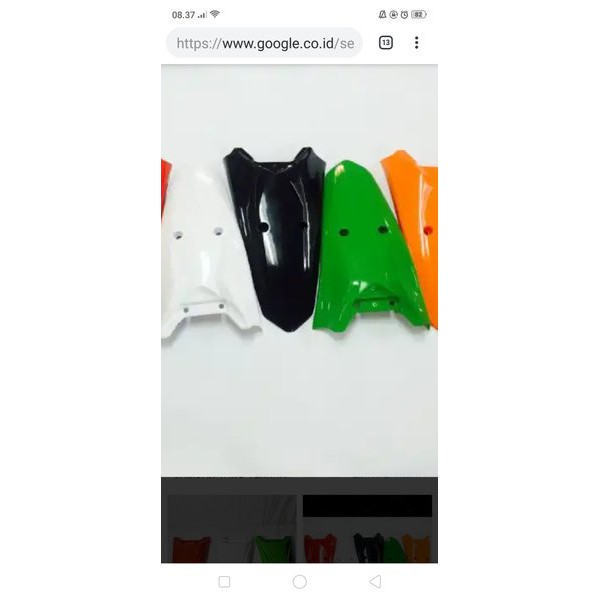 Jual spakbor belakang klx 150 L merk gordon warna merah hitam hijau putih  Limited