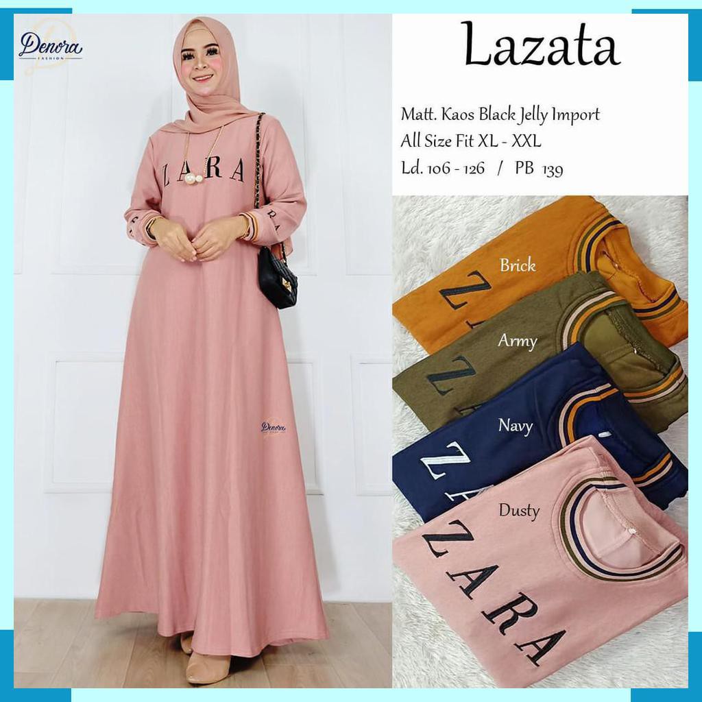 DRESS GAMIS. LAZATA MAXY CASUAL BY DENORA