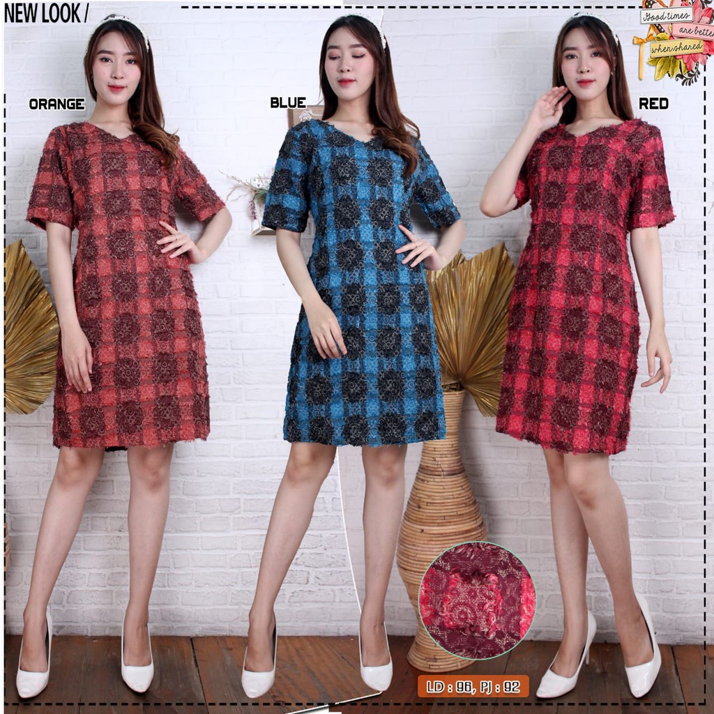 Lanny Square Dress Bodycon / Dress Import / Casual Dress / Bodycon Dress