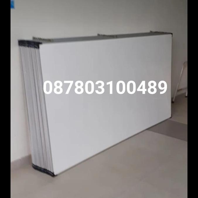 

papan tulis whiteboard gantung 120x240 cm