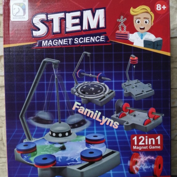 

12in1 Stem Magnet Science Toy Mainan Anak 8 Murah