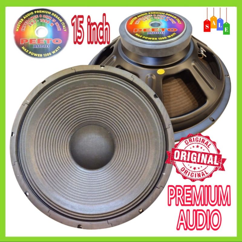 Speaker Component PEETO 15 Inch SKJ-1590 N Master Audio Premium Italy