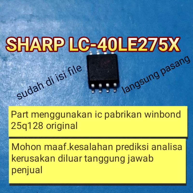 IC eprom memory tv LED Sharp lc-40le275x