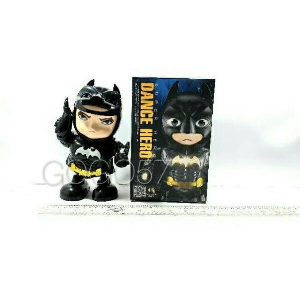 SJ DANCE HERO BATMAN MAINAN ANAK DANCING ROBOT BATMAN WITH MUSIC & LED ➳ ✦