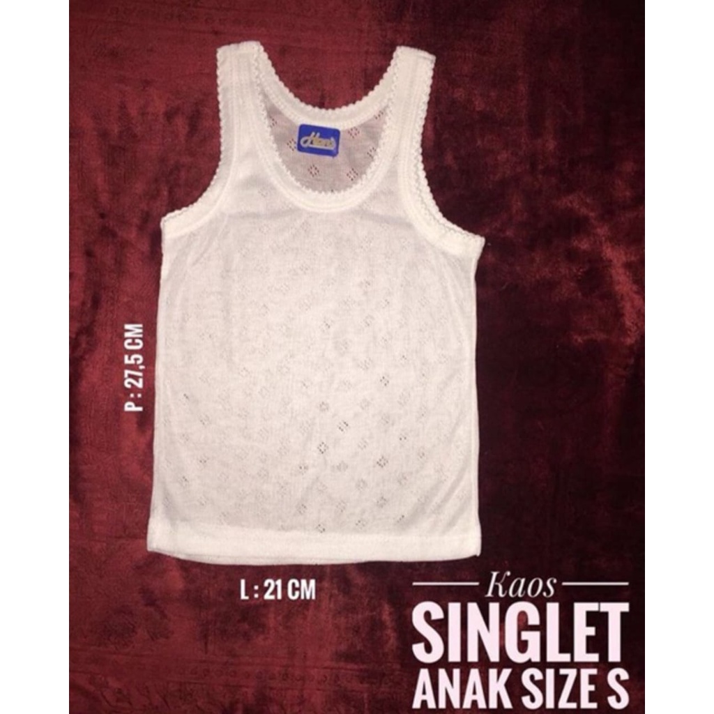 SINGLET / KAOS DALAM ANAK (hans) SINGLET MURAH ANAK