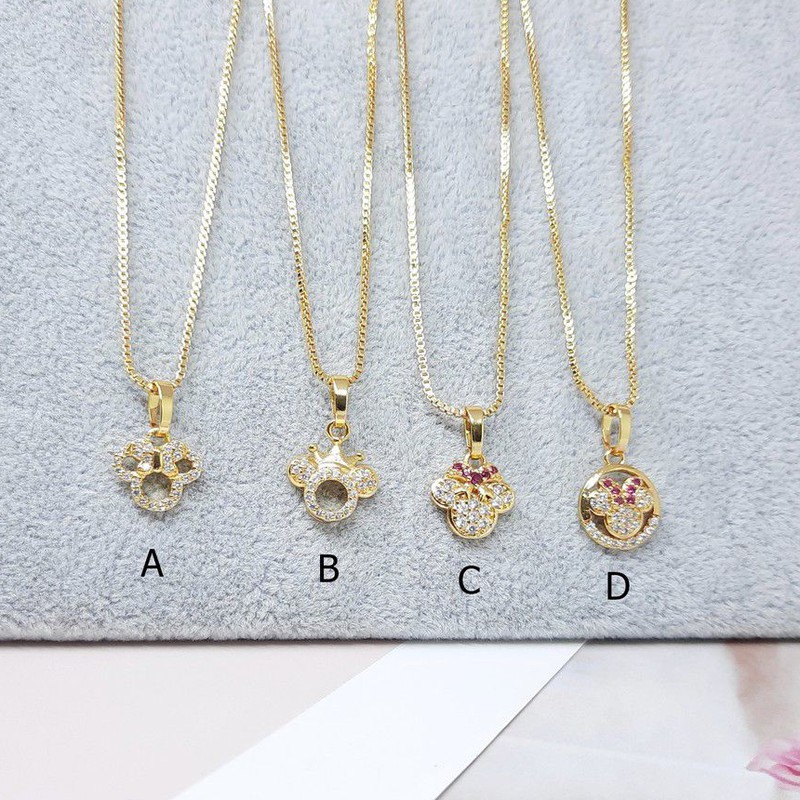 Kalung Anak Meilyn Motif Karakter Kartun Gold - BN440