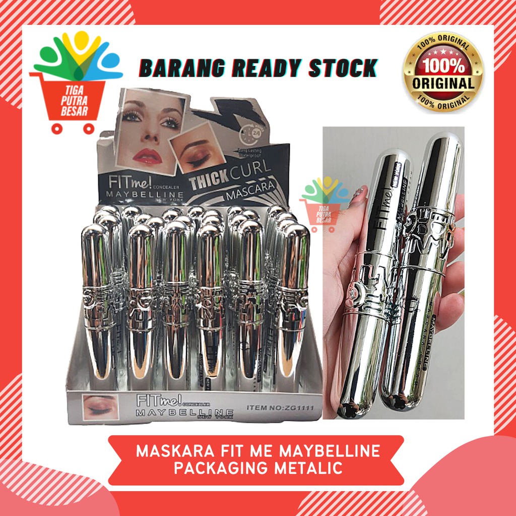 Maskara Fit Me Thick Curl Maybelline Packaging Metalic