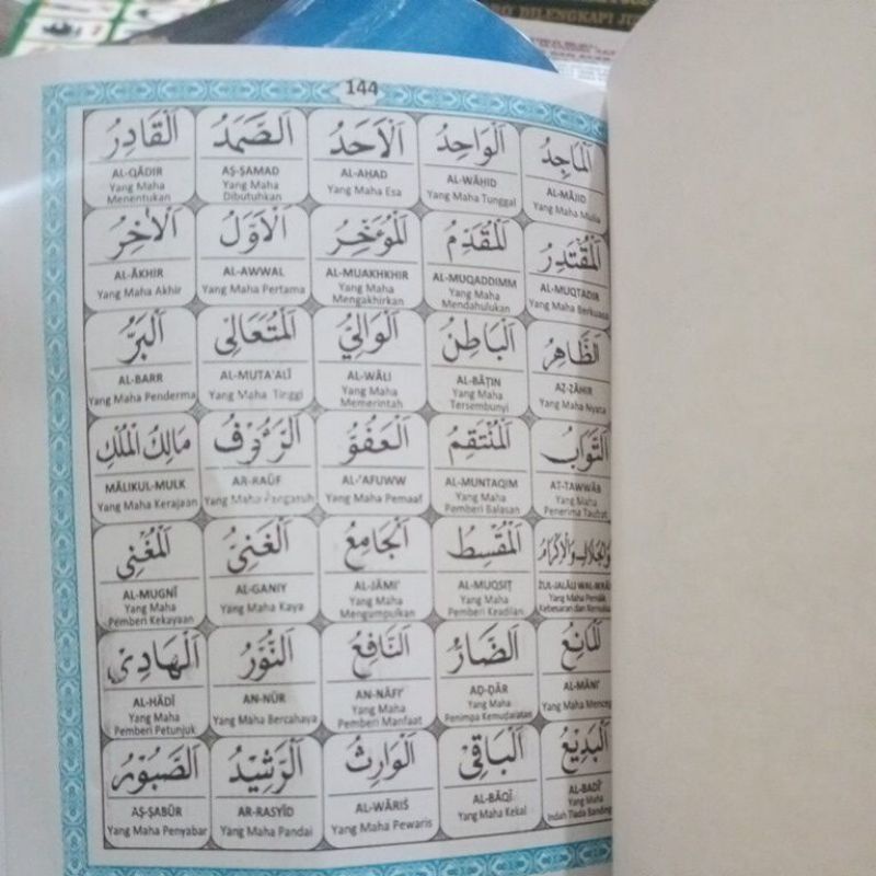 buku surat yasin dan tahlil 144 halaman (12×16cm)