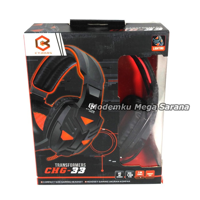 Cyborg Headset Gaming Cyborg CHG-33 TRANSFORMERS