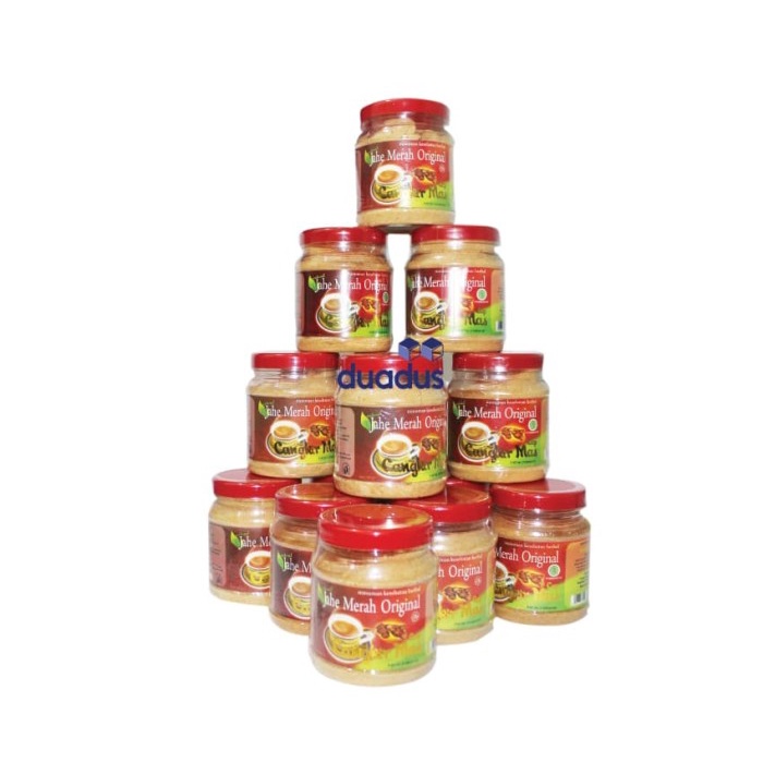 

tradisional-minuman- jahe merah original cap cangkir mas toples - minuman kesehatan herbal -minuman-