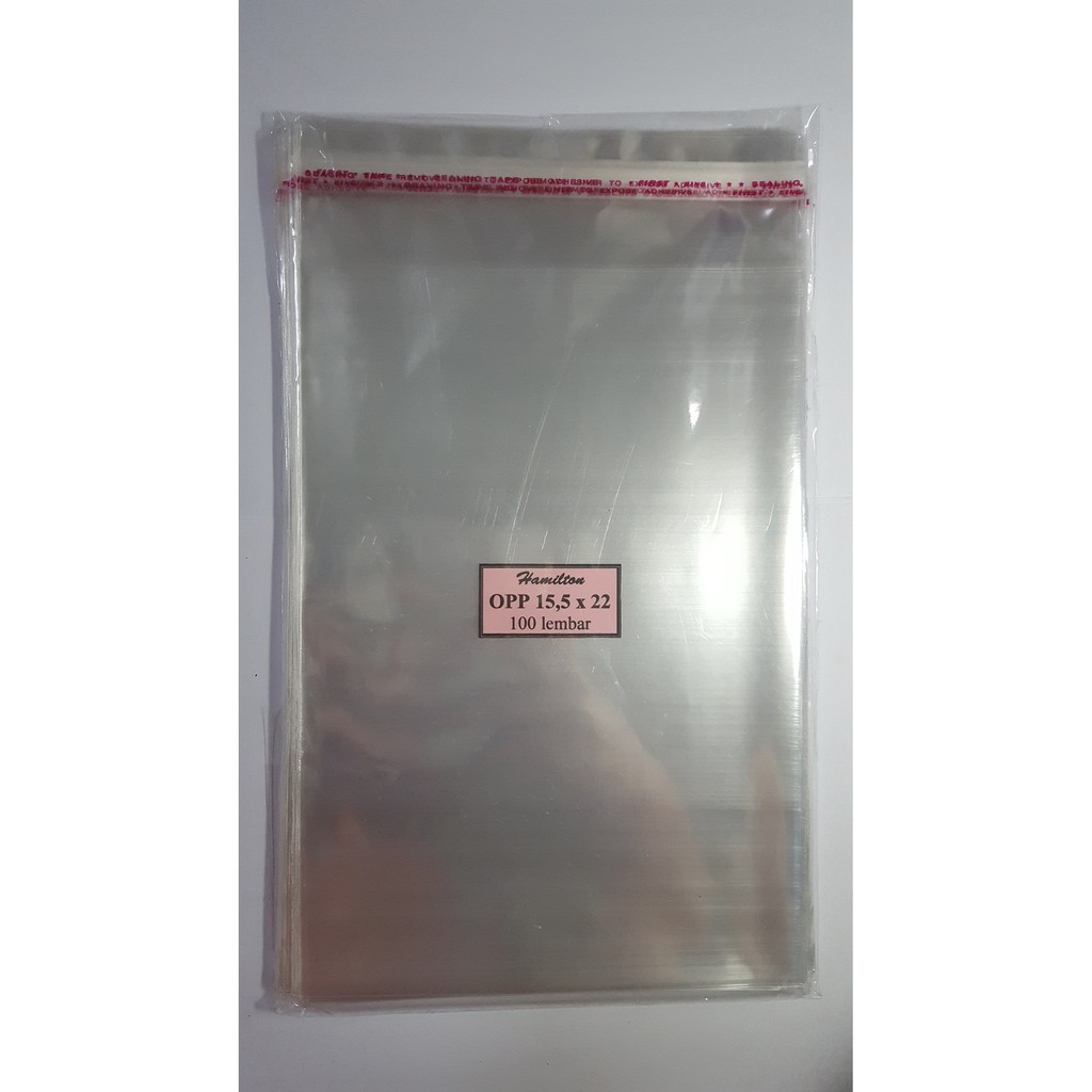 

Plastik OPP 30 Mikron 15,5 X 22 Lem/ Seal | Plastik Undangan