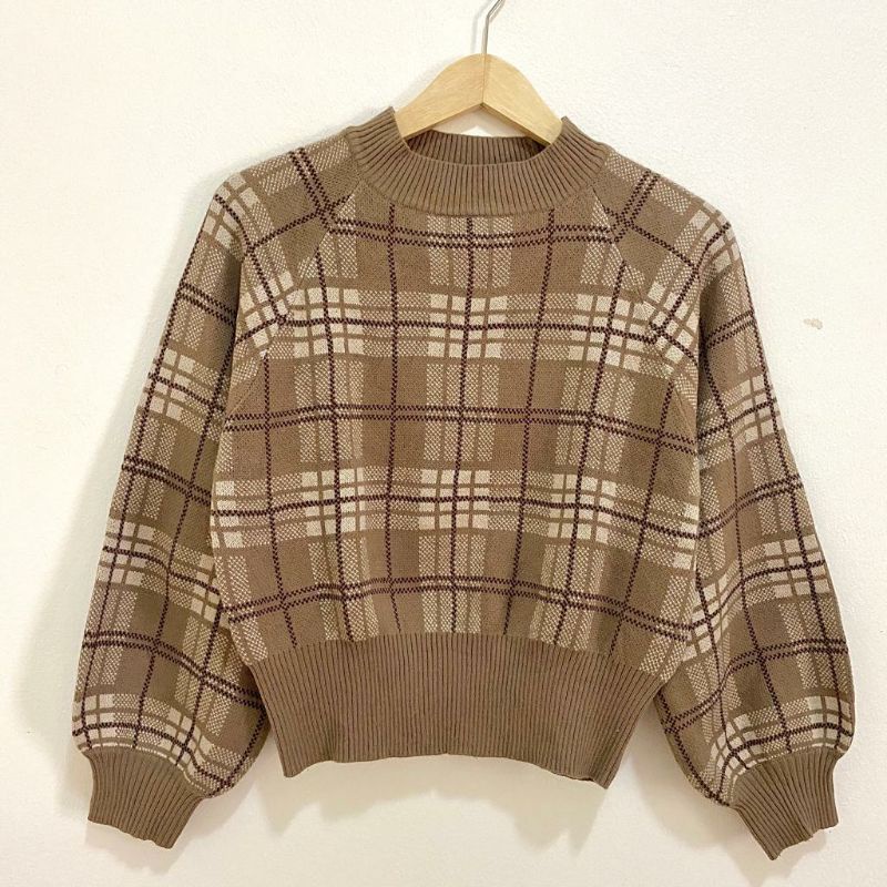 kastane plaid sweater