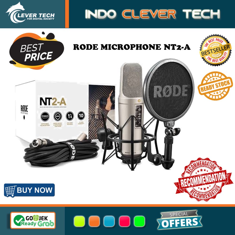 Rode NT2-A Multi-Pattern Dual 1 &amp; Condenser Microphone