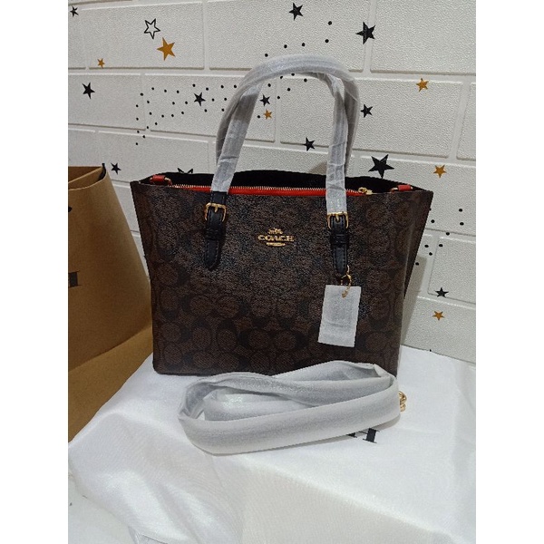 Coach Mollie 25 in Signature Canvas