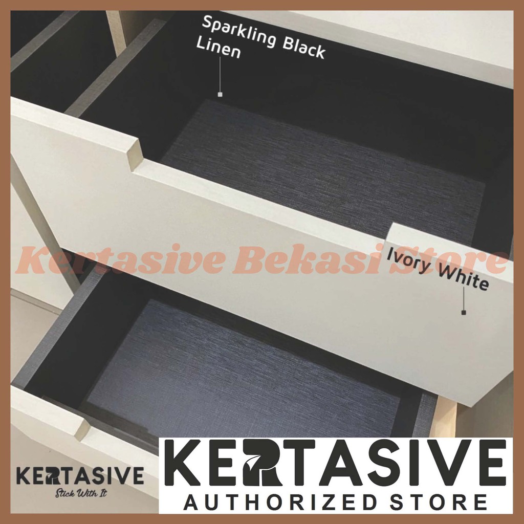 Kertasive Ivory White - Pelapis Kayu - Pelapis Dinding