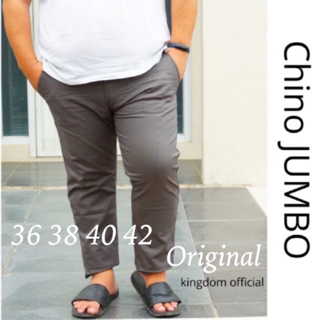 Keaslian Pusat Celana Chino Jumbo / Chino Big Size / Celana Panjang