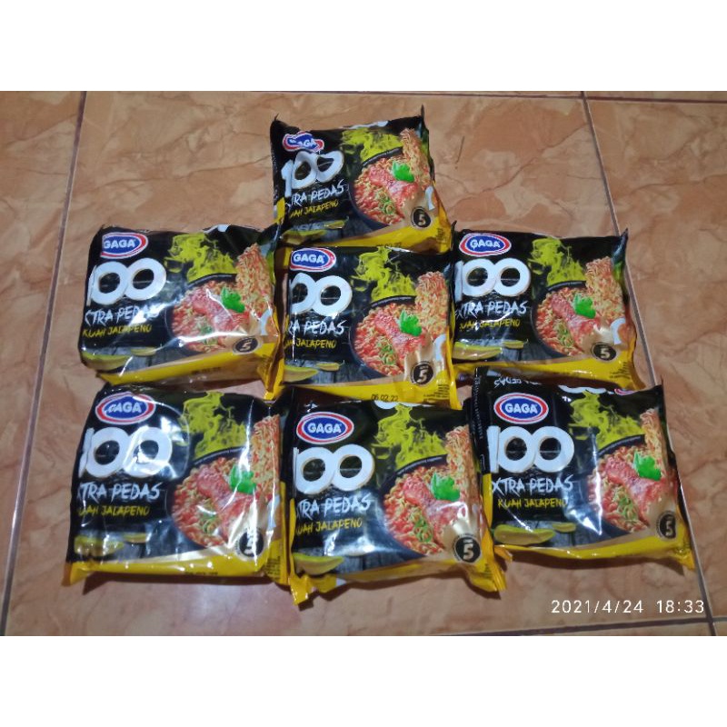 

Mi Gaga Kuah Jalapeno Level 5