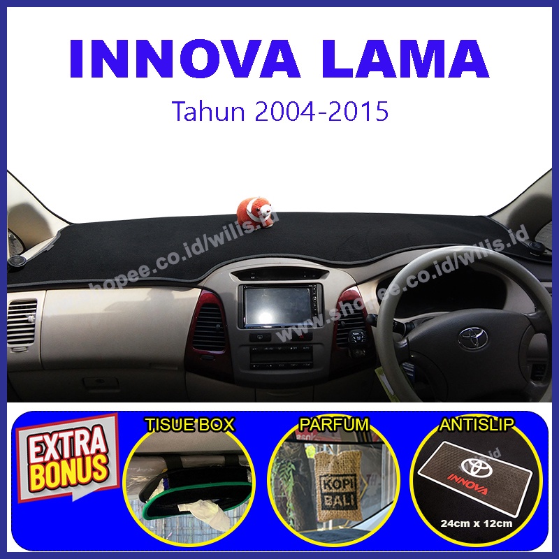 Jual Cover Dashboard Mobil Innova Lama Hiasan Dasbor Alas Dasboard