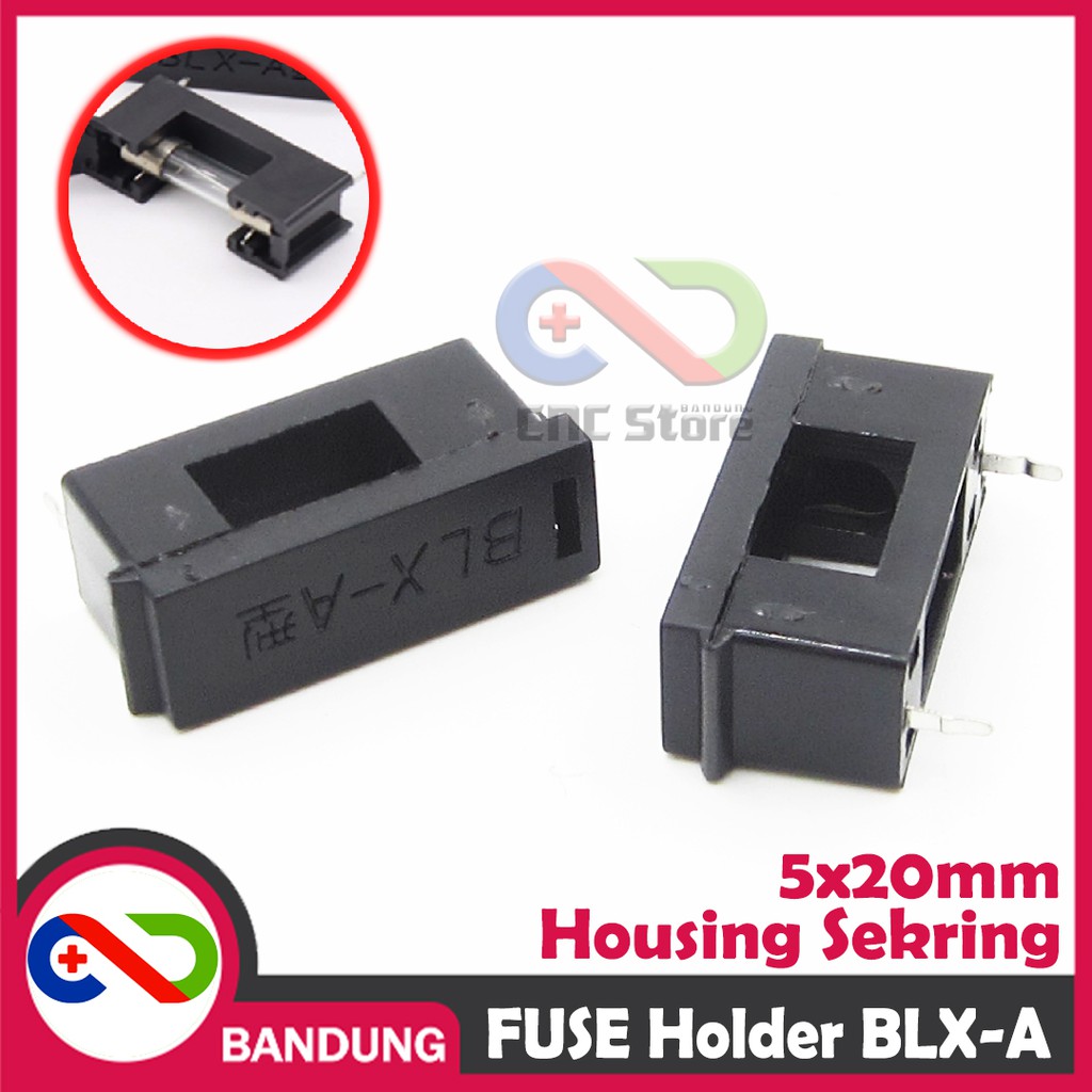 FUSE HOLDER BLX-A RUMAH HOUSING SEKRING 5X20MM