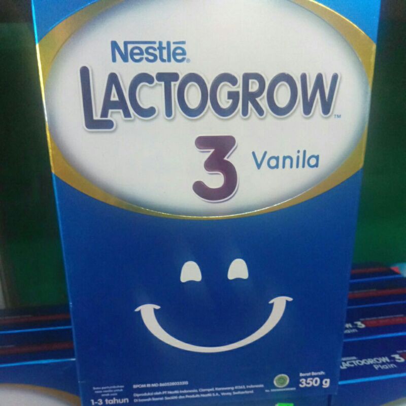 lactogen 3 vanila susu bayi umur 1-3 tahun 350gr