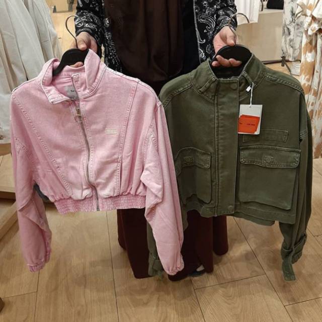 Jaket Bershka Original