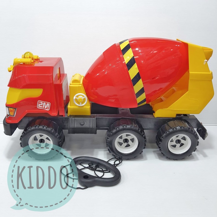Mainan mobil truk molen - truk mixer semen - U
