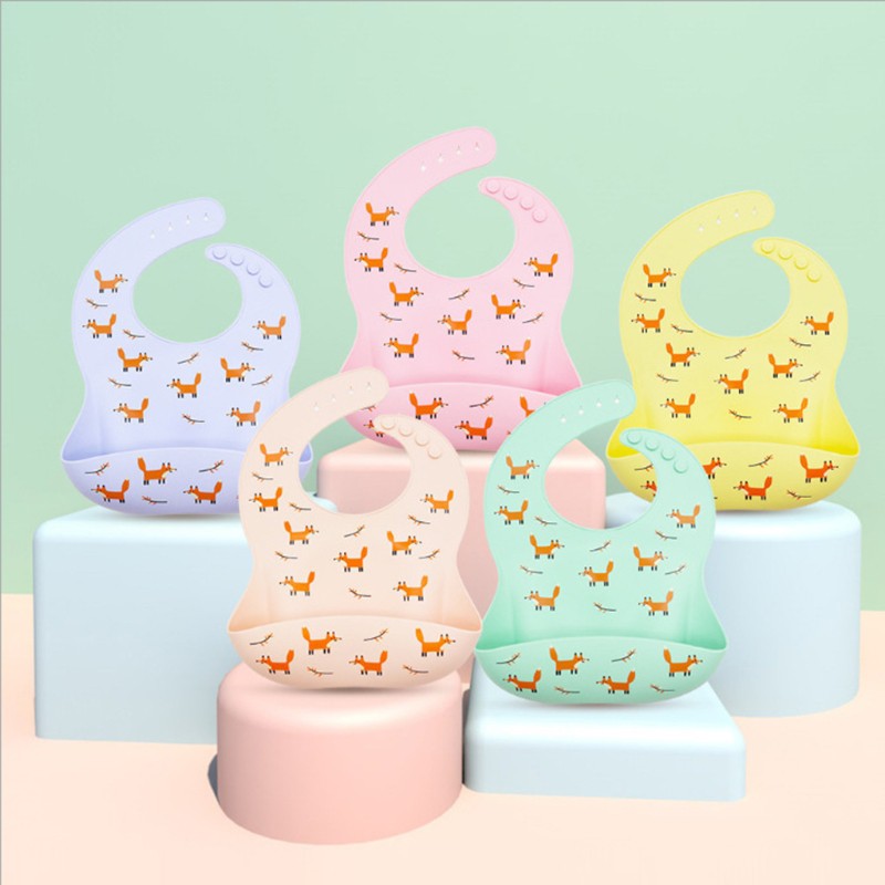 Mary Mary Babys Celemek Makan Bayi Newborn Bahan Silikon Bpa Free Anti Air