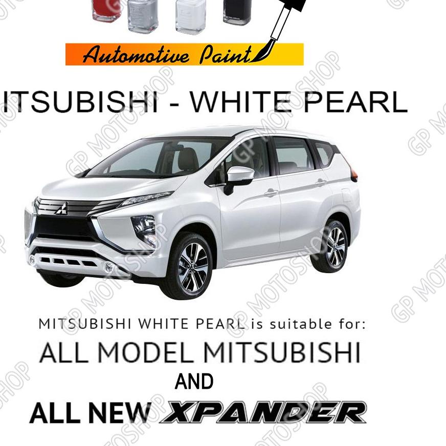 ★ MITSUBISHI WHITE PEARL CAT OLES PENGHILANG BARET MOBIL LECET PUTIH METALIK PAJERO XPANDER OUTLANDE