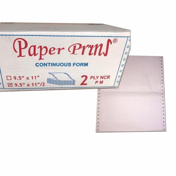 

➢ paper print continuous 9.5 x 11/2 2 ply kertas continuous ☂
