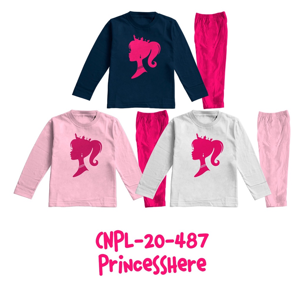 Baju Tidur Anak Perempuan Piyama Anak Perempuan Unicorn Princess Dance Usia 2 Sampai 8 Tahun Katun Combed 30s