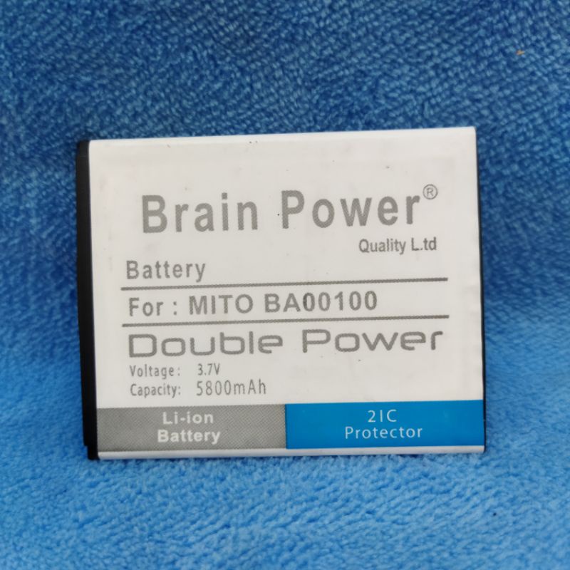 baterai batre Mito BA00100 double power