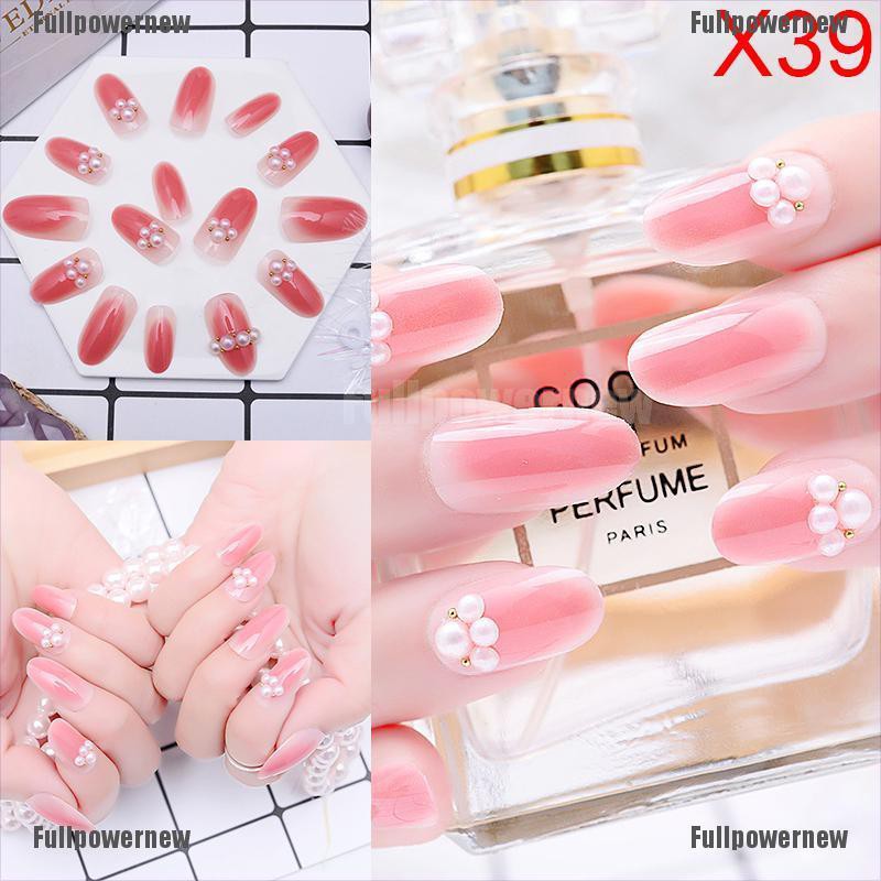 [COD] Kuku Palsu Akrilik Full Cover Reusable untuk Nail Art